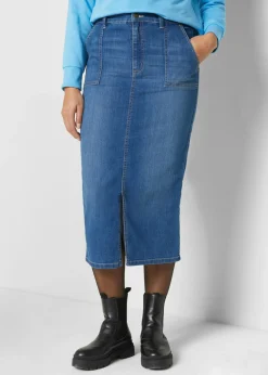 Outlet Falda vaquera elástica Mujer Faldas