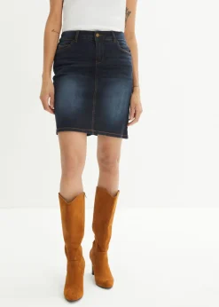 Hot Falda vaquera elástica Mujer Faldas