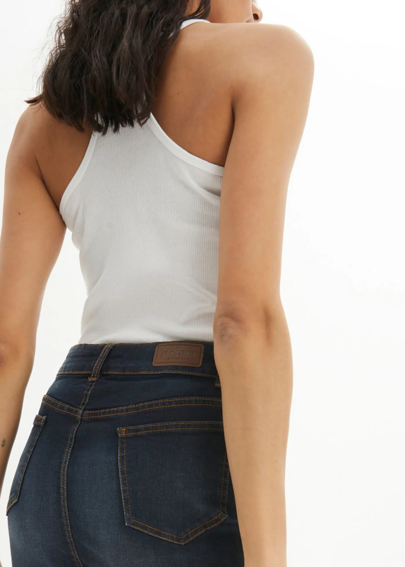 Hot Falda vaquera elástica Mujer Faldas