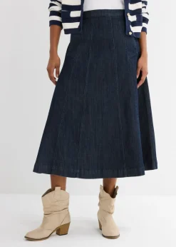 Online Falda vaquera midi Mujer Faldas