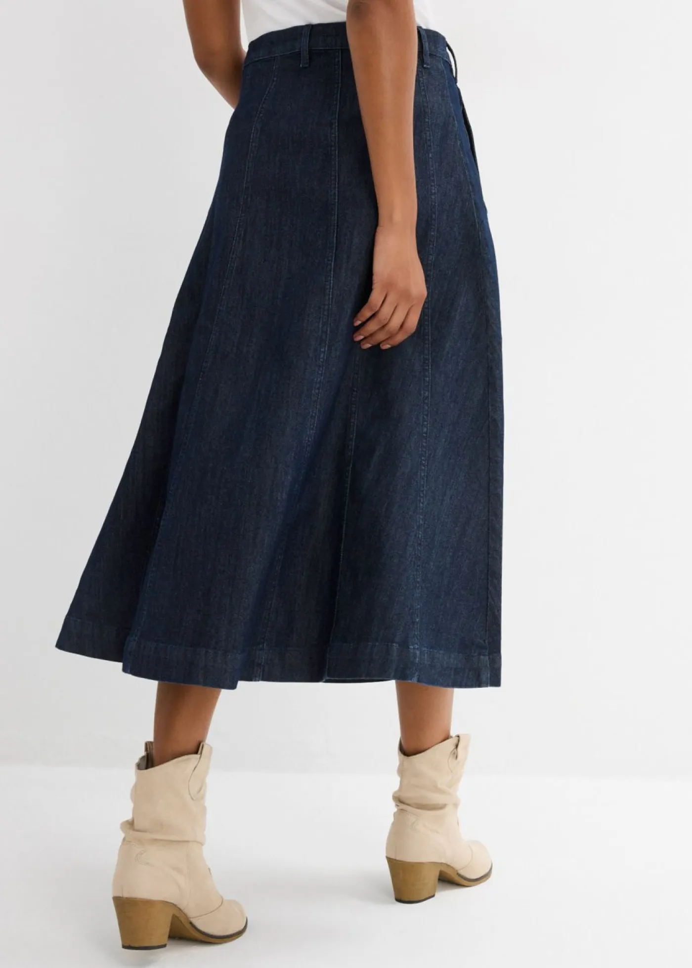 Online Falda vaquera midi Mujer Faldas