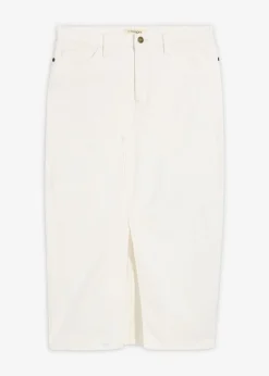 New Falda vaquera midi Mujer Faldas|Novedades
