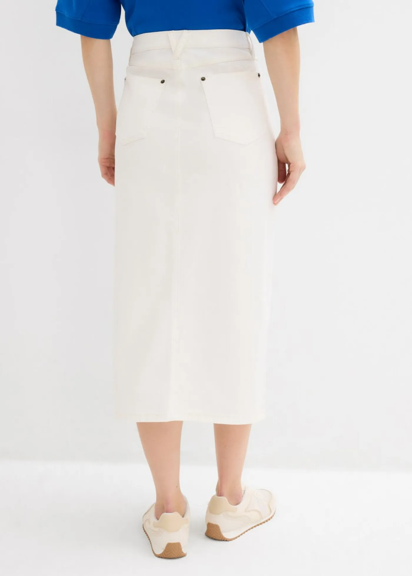 New Falda vaquera midi Mujer Faldas|Novedades