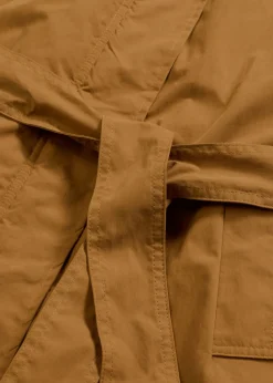 Hot Gabardina acolchada con cuello desmontable de pelo Mujer Chaquetas Y Abrigos