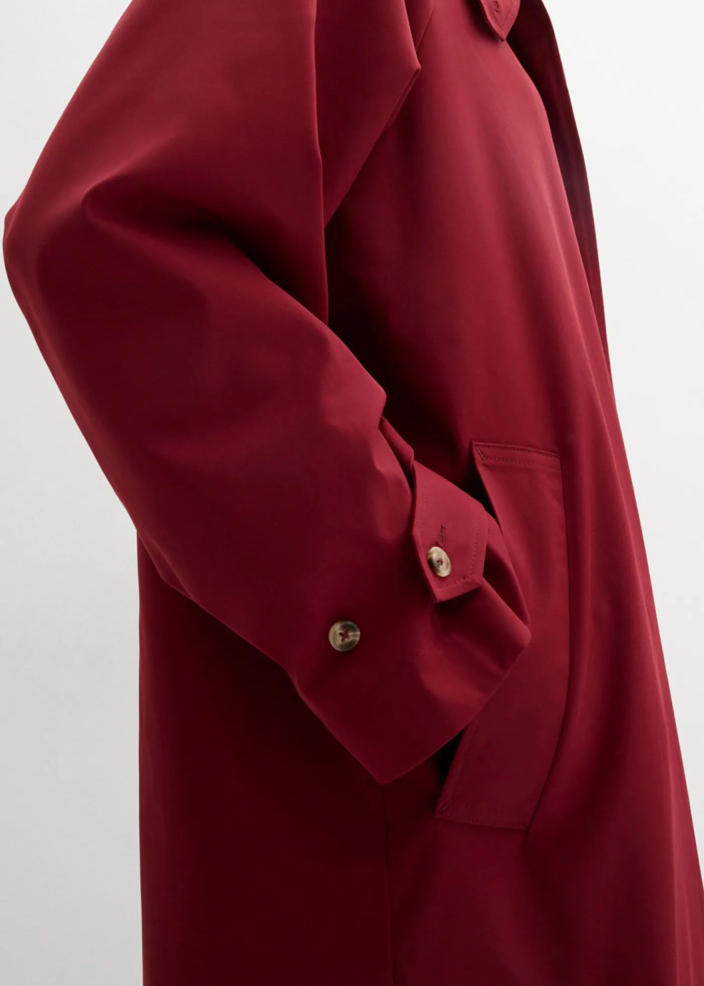 Clearance Gabardina con trabillas Mujer Esenciales|Chaquetas Y Abrigos