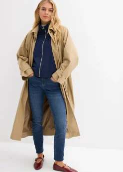 Best Gabardina con trabillas Mujer Esenciales|Chaquetas Y Abrigos
