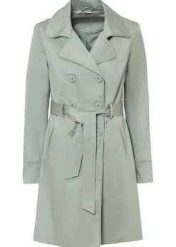 Gabardina de algodón Mujer Chaquetas Y Abrigos
