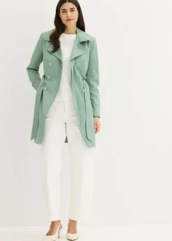 Gabardina de algodón Mujer Chaquetas Y Abrigos