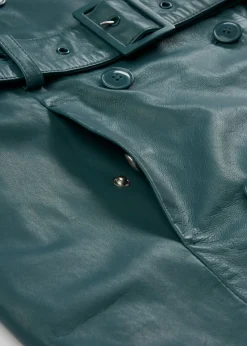 Discount Gabardina de napa de cordero Mujer Premium|Chaquetas Y Abrigos