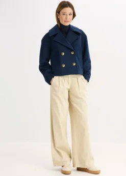Best Gabardina holgada con aspecto de lana Mujer Chaquetas Y Abrigos