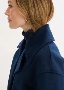 Best Gabardina holgada con aspecto de lana Mujer Chaquetas Y Abrigos