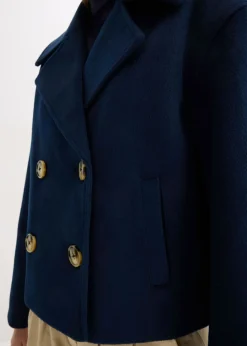 Best Gabardina holgada con aspecto de lana Mujer Chaquetas Y Abrigos