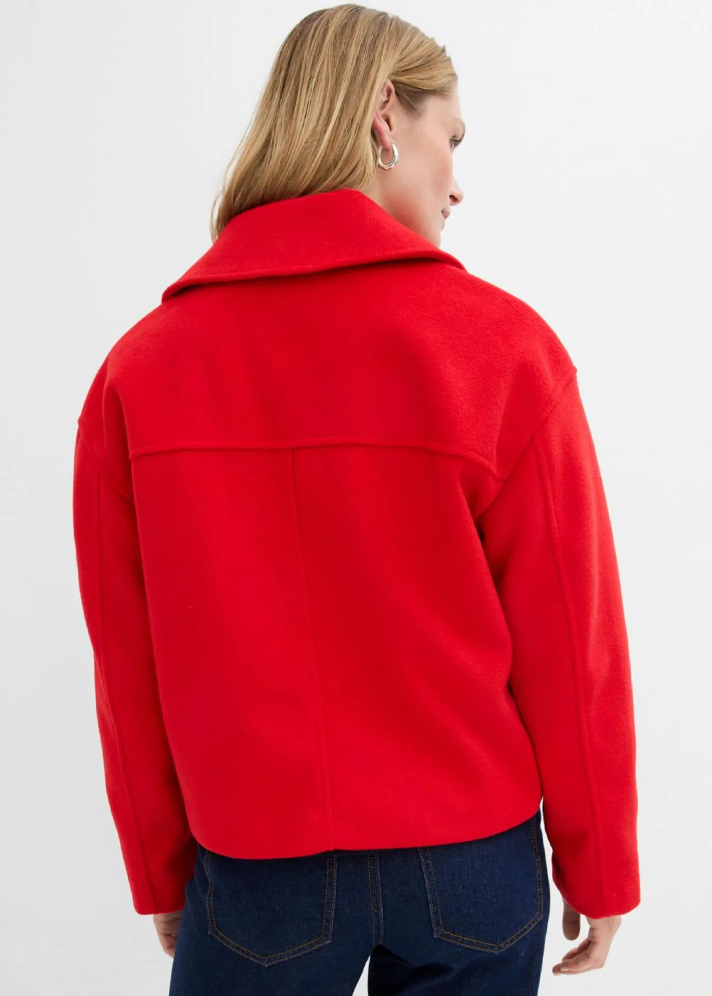 Best Gabardina holgada con aspecto de lana Mujer Chaquetas Y Abrigos