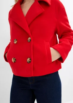 Best Gabardina holgada con aspecto de lana Mujer Chaquetas Y Abrigos