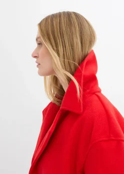 Best Gabardina holgada con aspecto de lana Mujer Chaquetas Y Abrigos