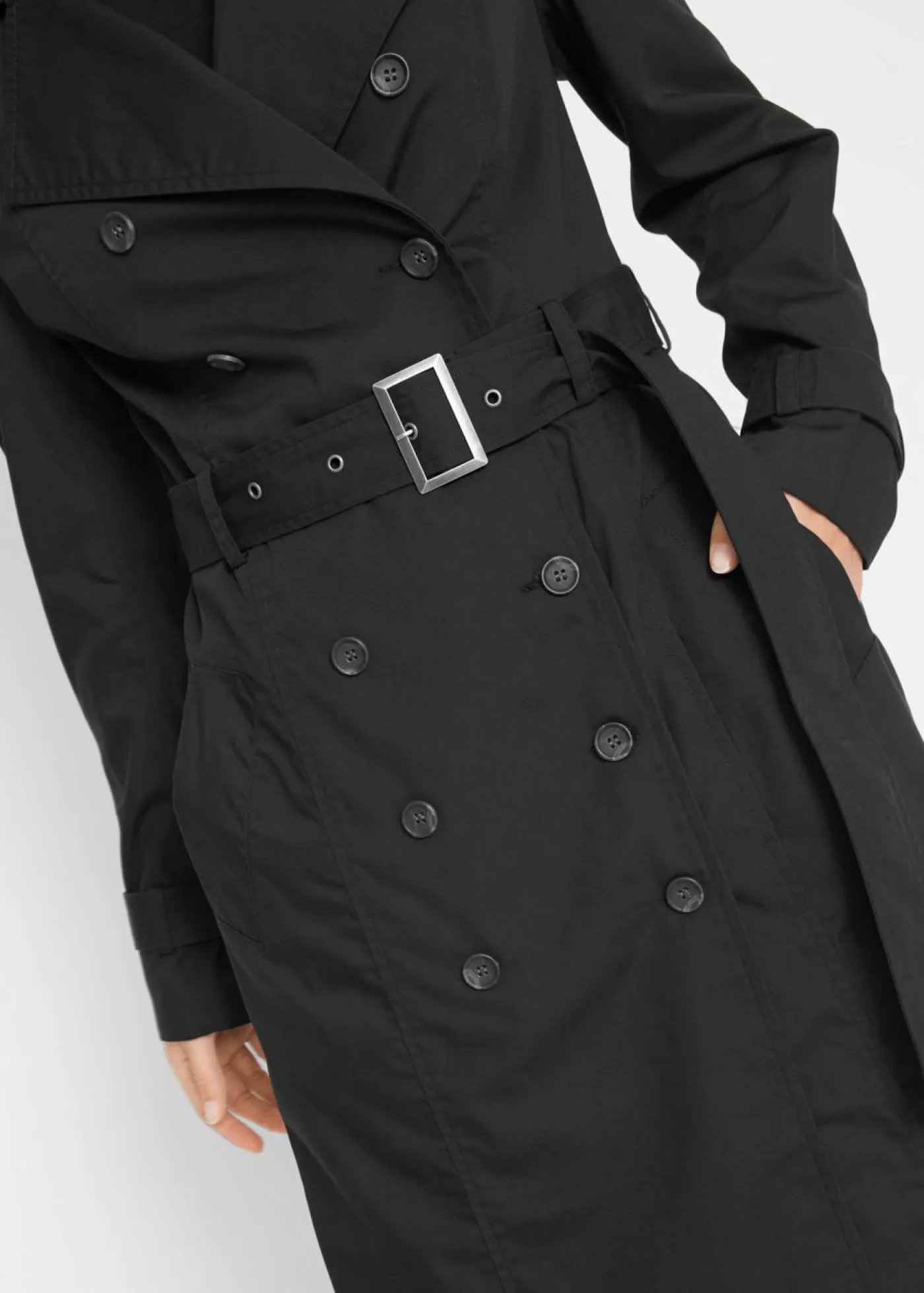 Gabardina larga con cinturón Mujer Chaquetas Y Abrigos