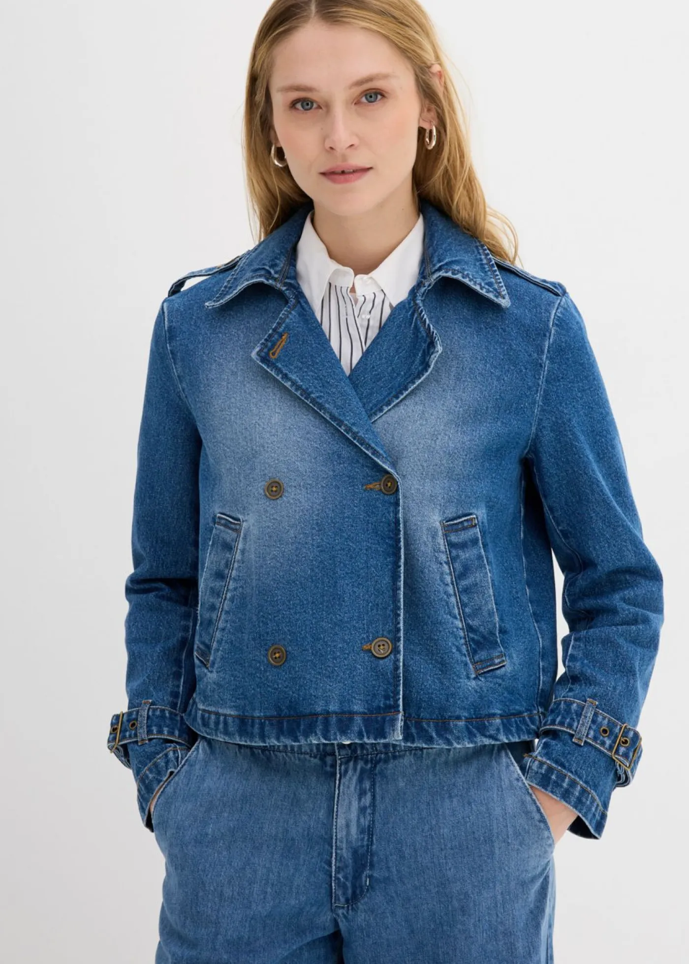Best Gabardina vaquera Mujer Chaquetas Y Abrigos