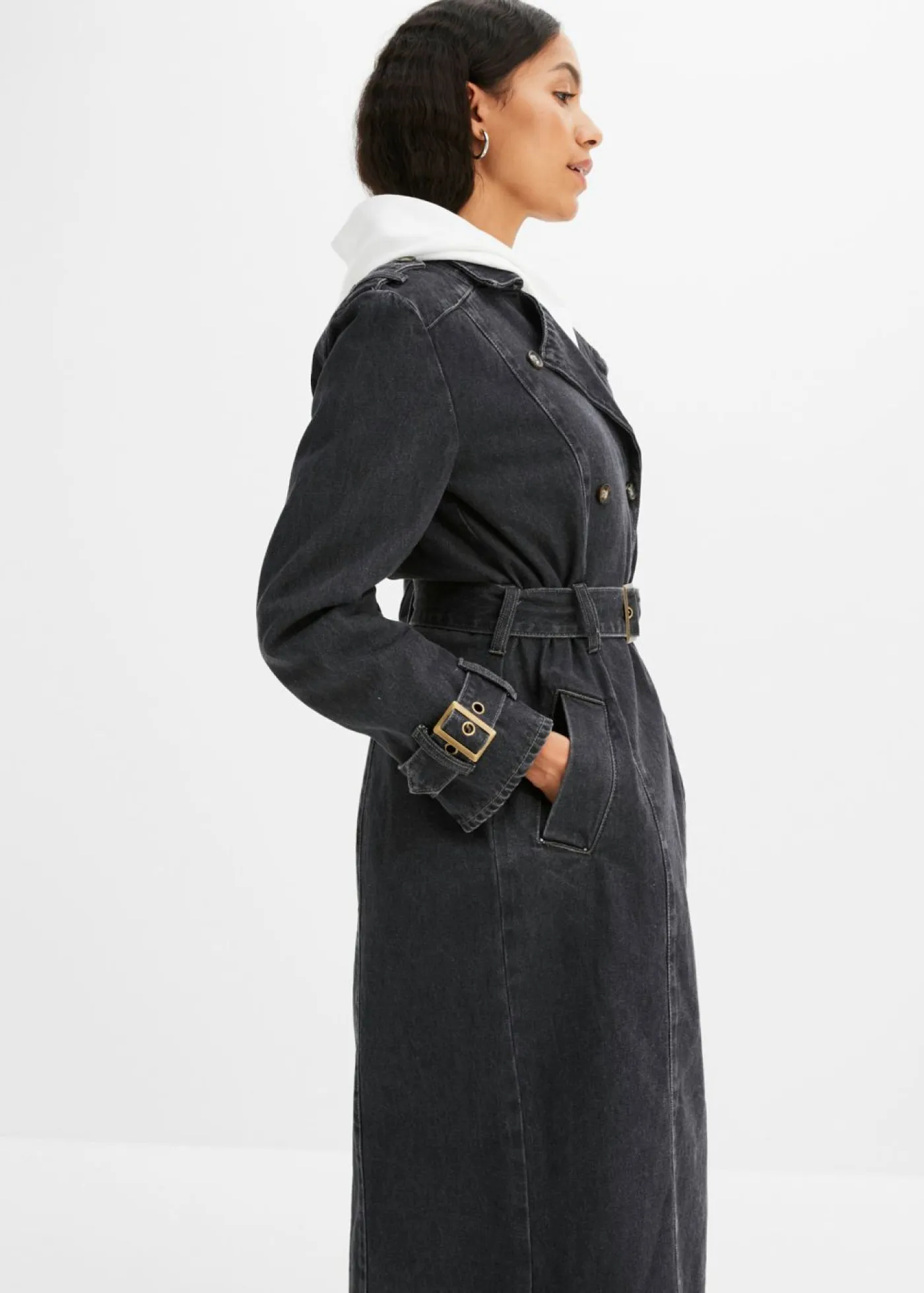 Gabardina vaquera Mujer Chaquetas Y Abrigos