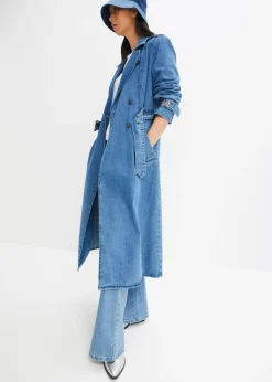 Gabardina vaquera Mujer Chaquetas Y Abrigos