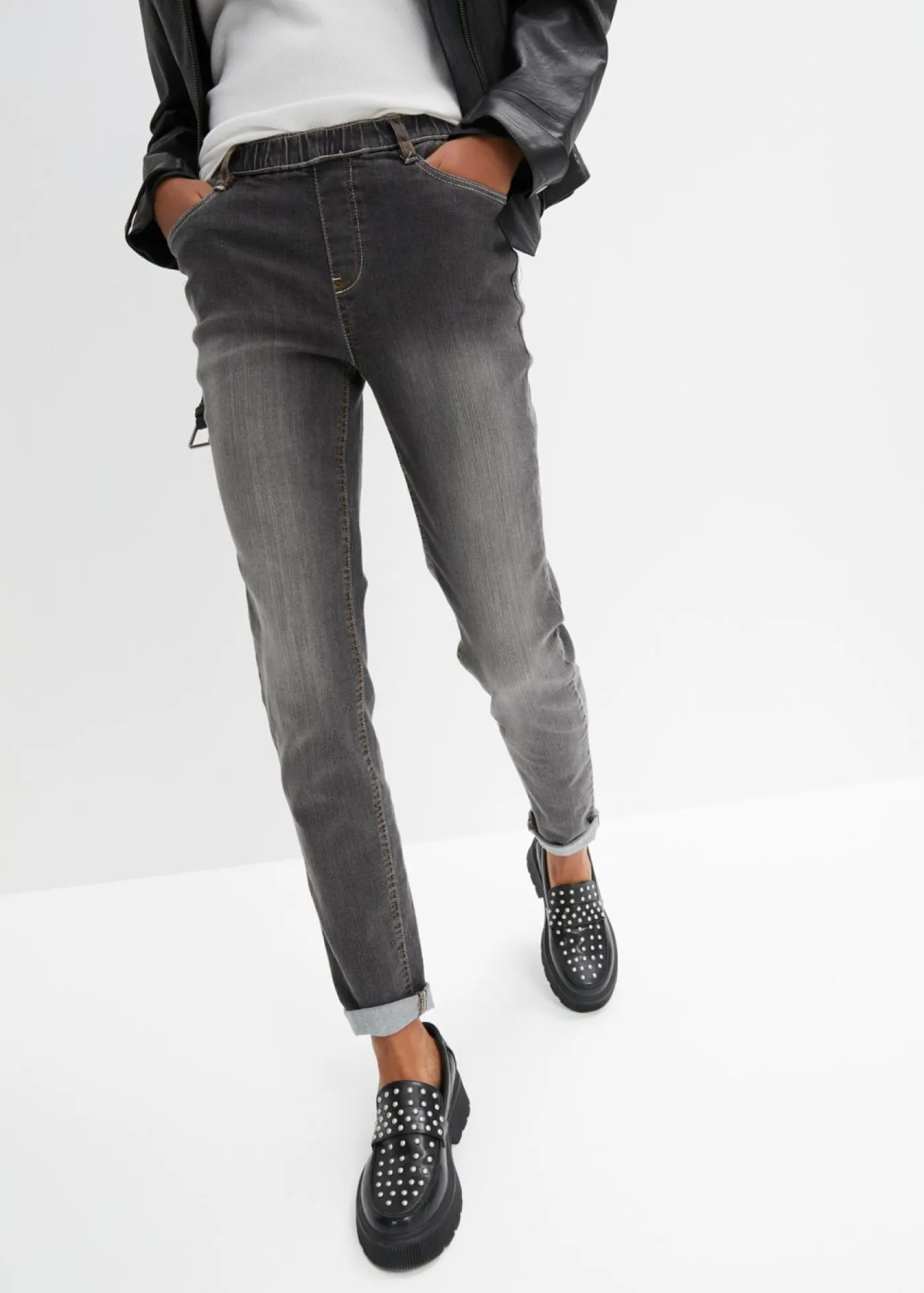 Sale Jeggings efecto lavado Mujer Vaqueros