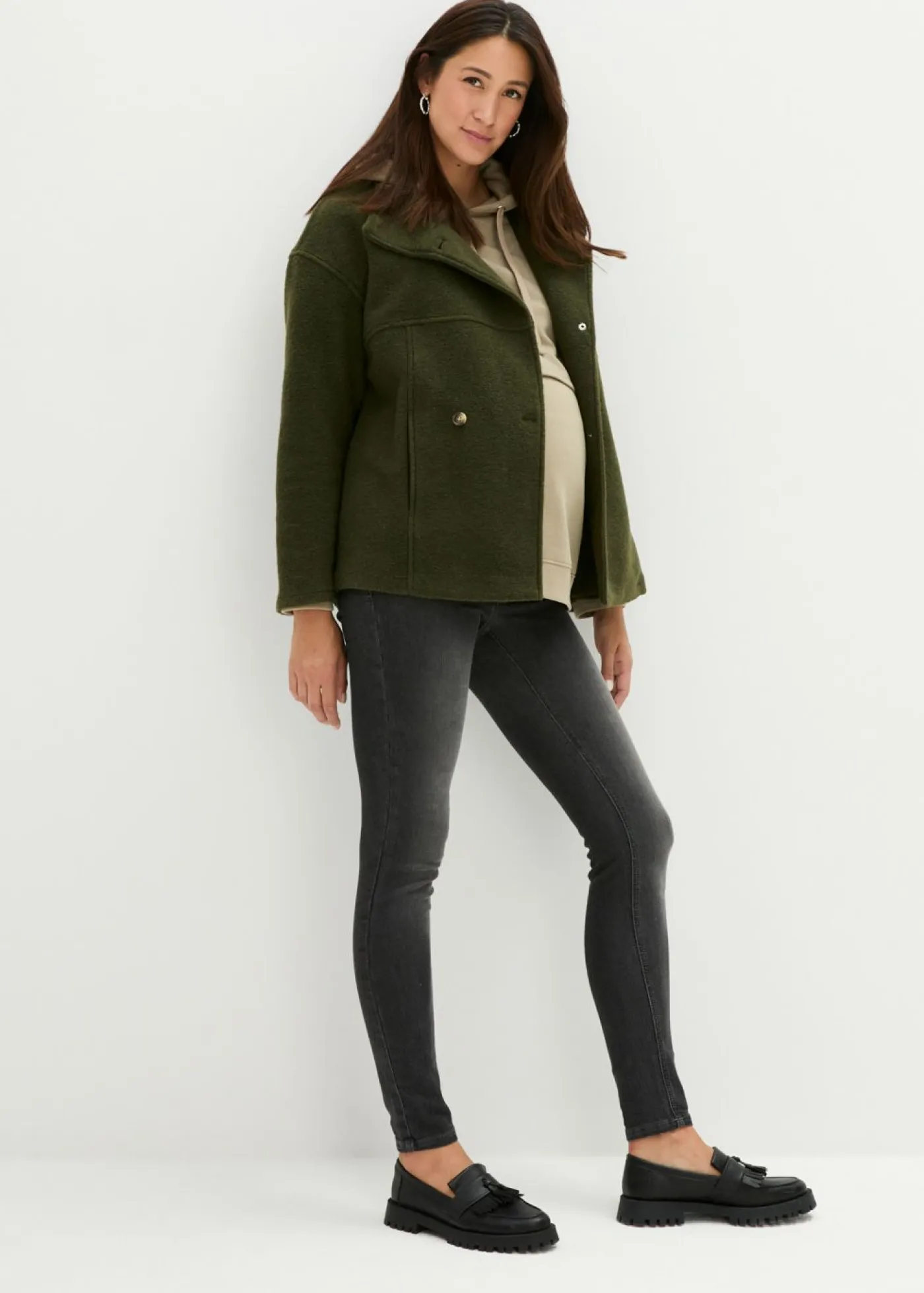 Outlet Jeggings premamá con algodón (2 unidades), skinny Mujer Premamá