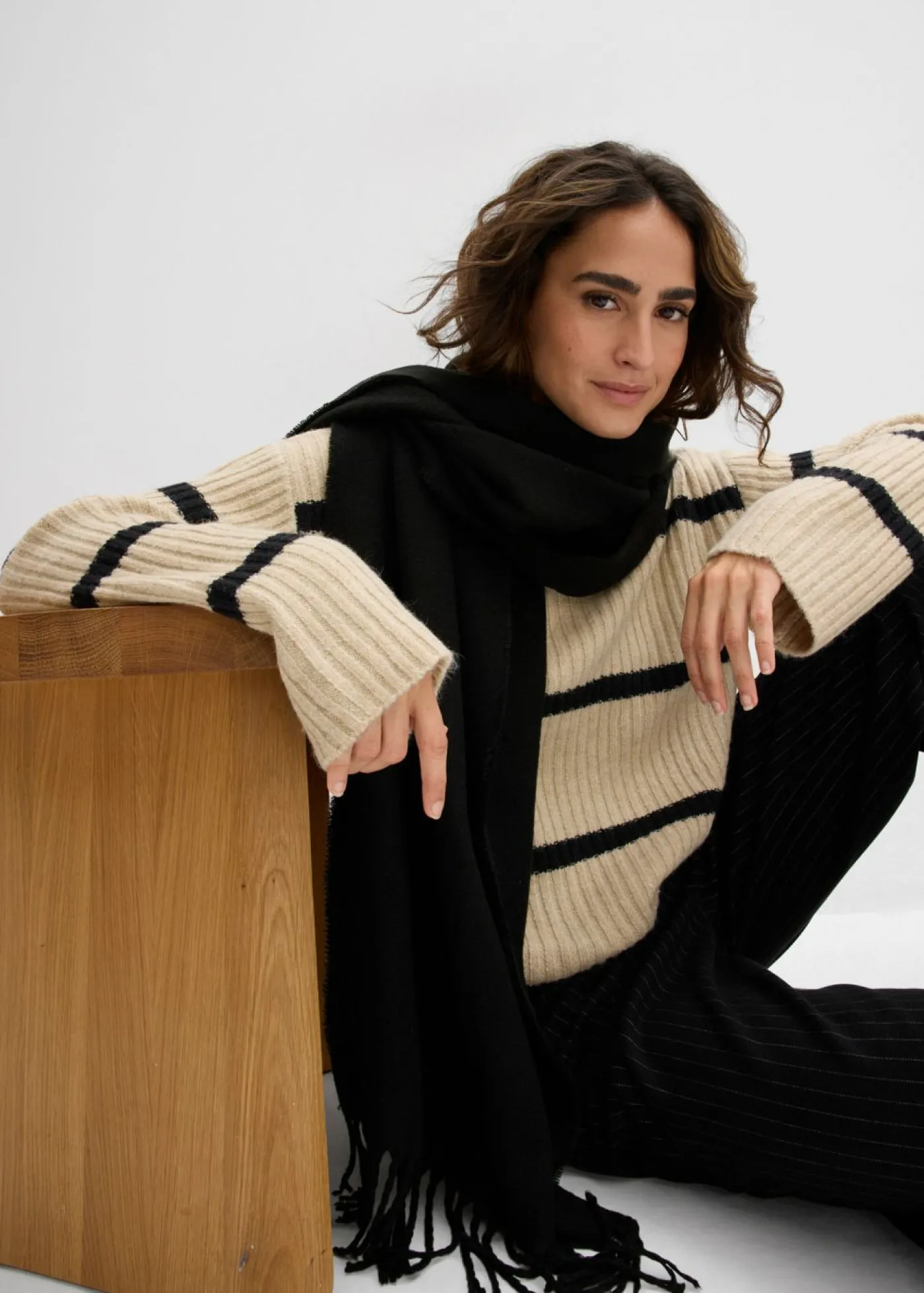 Sale Jersey a rayas Mujer Jerséis|Ropa De Punto