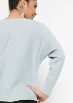 New Jersey acanalado de gran tamaño Mujer Jerséis|Ropa De Punto