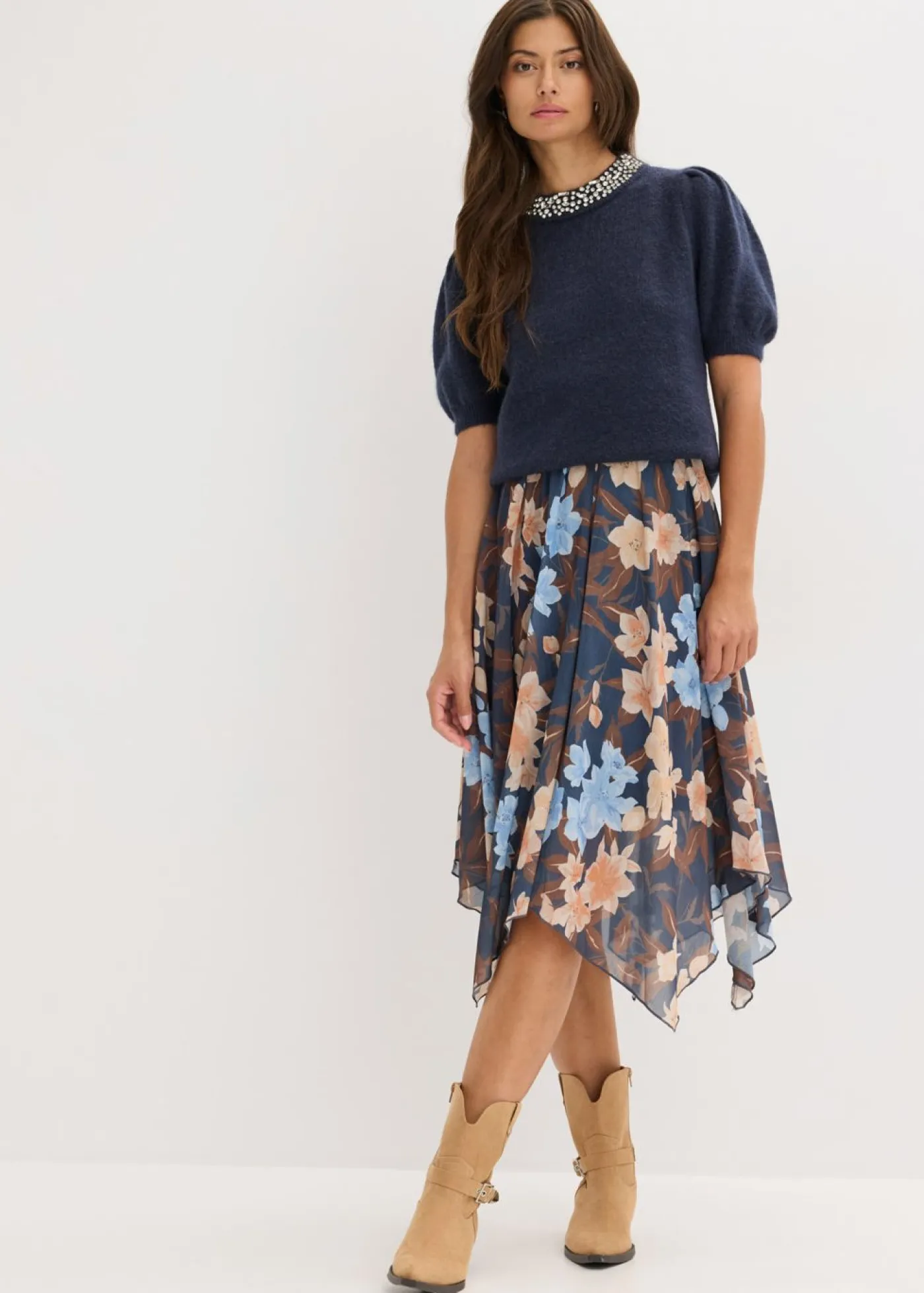 Sale Jersey con aplicación de piedras brillantes Mujer Jerséis|Ropa De Punto
