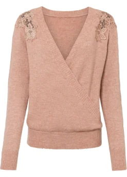 Discount Jersey con aspecto cruzado Mujer Jerséis|Ropa De Punto