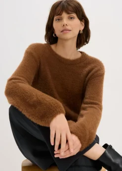 Best Jersey con aspecto de pelo Mujer Jerséis|Ropa De Punto