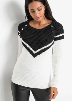 Outlet Jersey con botones Mujer Jerséis|Ropa De Punto