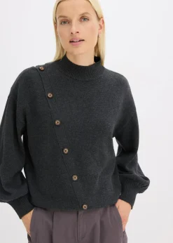 Clearance Jersey con botones Mujer Jerséis|Ropa De Punto