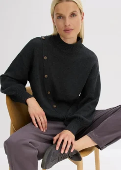 Clearance Jersey con botones Mujer Jerséis|Ropa De Punto