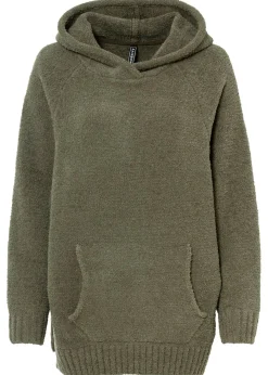 Hot Jersey con capucha de forro polar Mujer Jerséis|Ropa De Punto