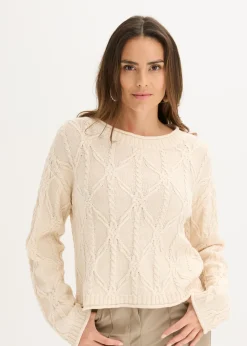 Outlet Jersey con contenido de algodón Mujer Jerséis|Ropa De Punto