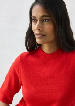 New Jersey con contenido de seda Mujer Premium|Jerséis