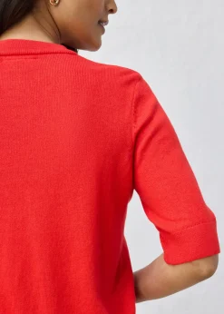 New Jersey con contenido de seda Mujer Premium|Jerséis