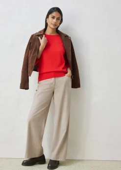 Clearance Jersey con contenido de seda Mujer Premium|Jerséis