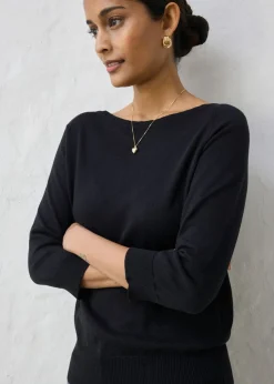 Clearance Jersey con contenido de seda Mujer Premium|Jerséis