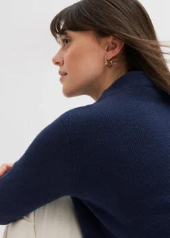 Jersey con cuello alto Mujer Básicos|Jerséis