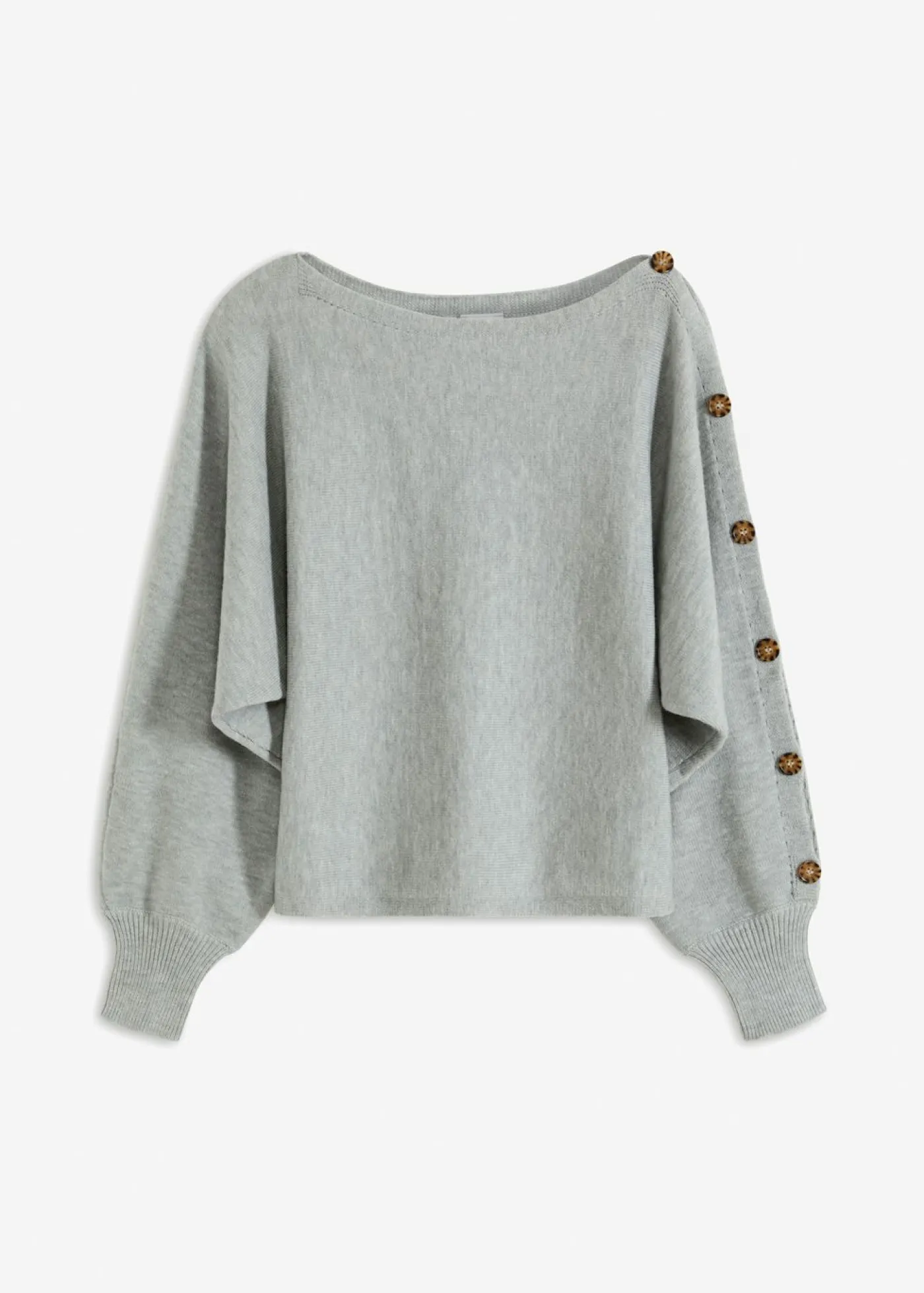 Sale Jersey con detalles de botón Mujer Jerséis|Ropa De Punto