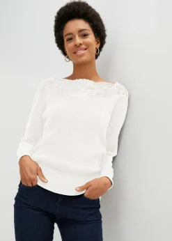Best Jersey con encaje Mujer Jerséis|Ropa De Punto