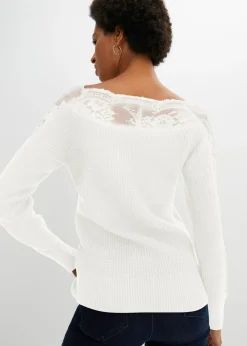 Best Jersey con encaje Mujer Jerséis|Ropa De Punto