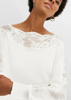 Best Jersey con encaje Mujer Jerséis|Ropa De Punto