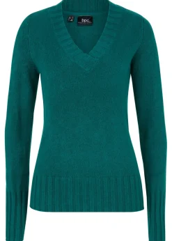 Sale Jersey con escote en V Mujer Jerséis|Ropa De Punto