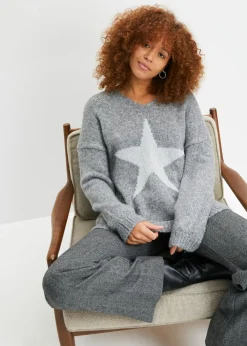 Discount Jersey con estrellas Mujer Jerséis|Ropa De Punto