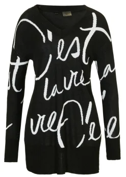 Online Jersey con letras Mujer Jerséis|Ropa De Punto