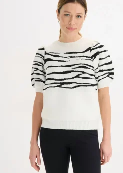 Online Jersey con mangas abullonadas Mujer Jerséis|Ropa De Punto
