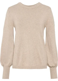 Discount Jersey con mangas abullonadas Mujer Jerséis|Ropa De Punto