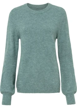 Outlet Jersey con mangas abullonadas Mujer Jerséis|Ropa De Punto